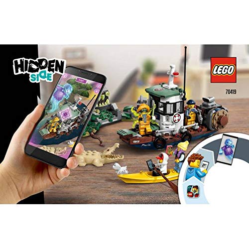 LEGO Hidden Side Wrecked Shrimp Boat 70419 – AR Playset, 310 Pieces