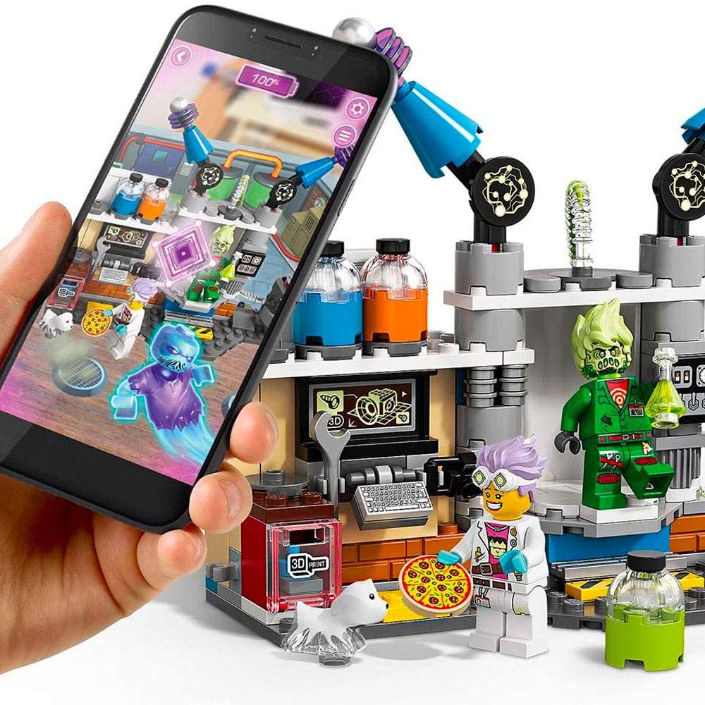 LEGO Hidden Side J.B.'s Ghost Lab 70418 – AR Ghost-Hunting Playset (174 Pcs)