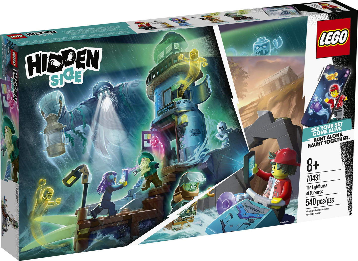 LEGO Hidden Side The Lighthouse of Darkness 70431 – AR Ghost Hunting LEGO Set (540 Pieces)