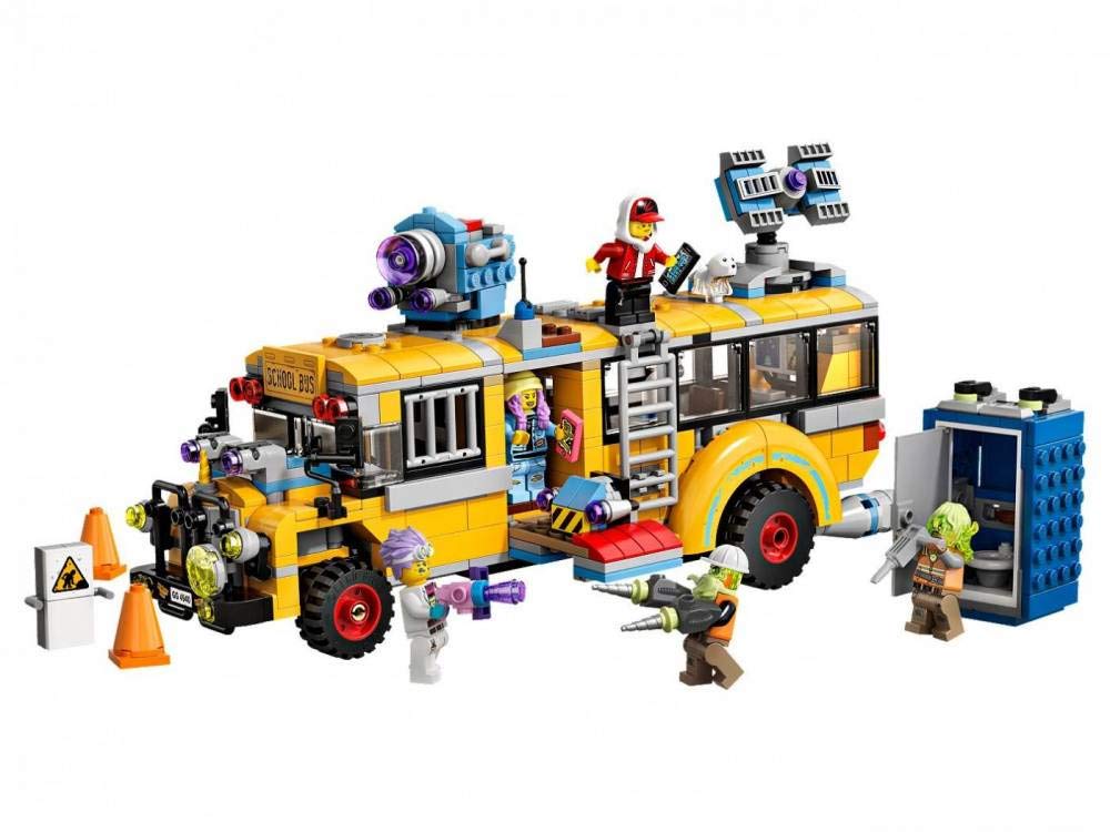 LEGO Hidden Side Paranormal Intercept Bus 3000 70423 AR Building Kit – 689 Pieces