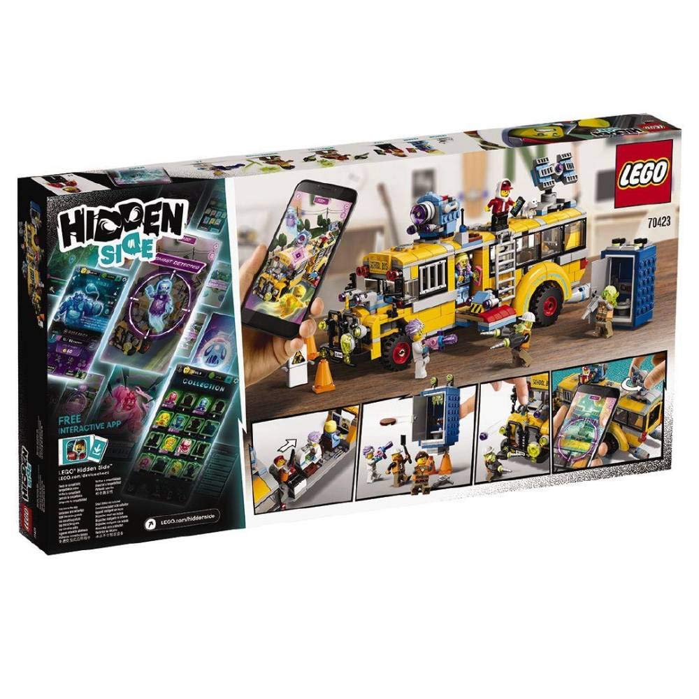 LEGO Hidden Side Paranormal Intercept Bus 3000 70423 AR Building Kit – 689 Pieces