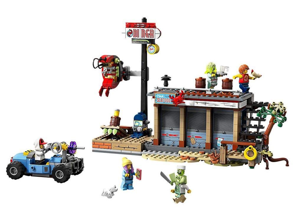 LEGO Hidden Side Shrimp Shack Attack 70422 AR Building Set – Ghost Hunting Adventure