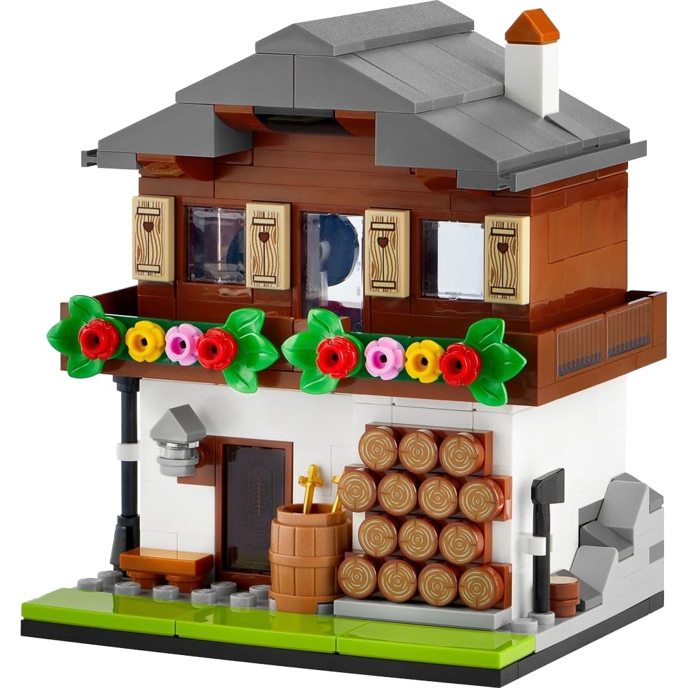 LEGO Houses of The World 3 – Switzerland Architecture Set (278 Pieces, 40594)