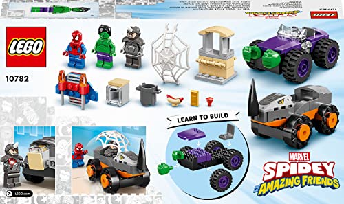 LEGO 10782 Hulk vs Rhino Monster Truck Showdown – Spider-Man Minifigs