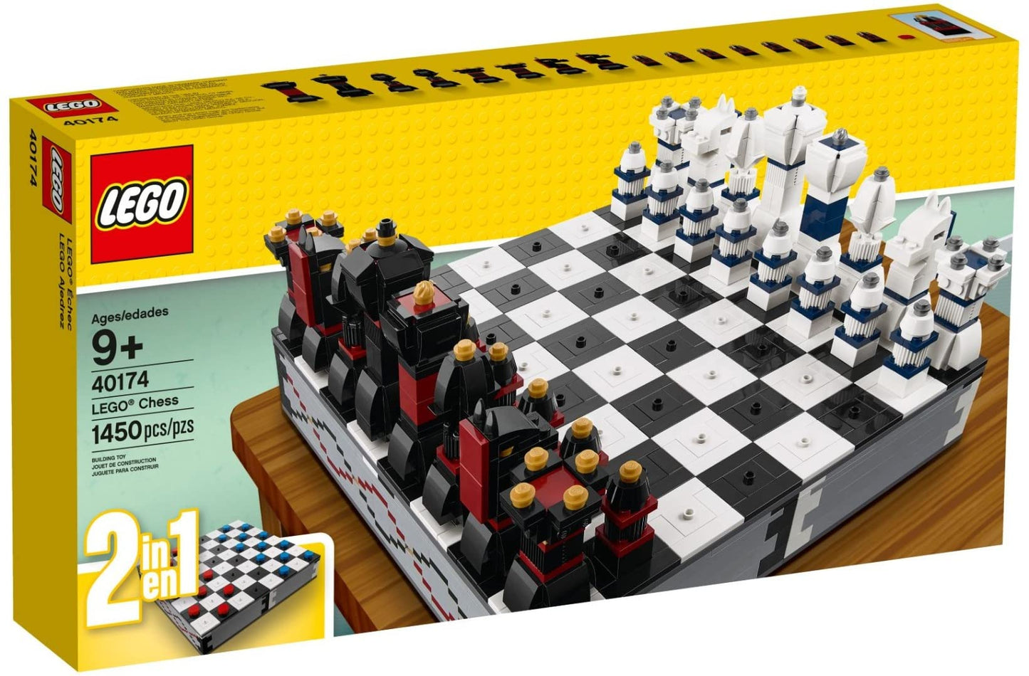 LEGO Iconic Chess Set 40174 – Buildable Chessboard & Pieces
