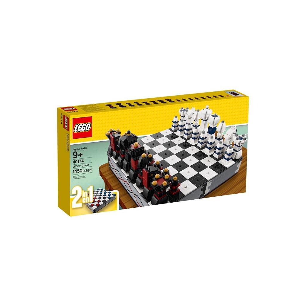 LEGO Iconic Chess Set 40174 – Buildable Chessboard and Pieces for 2 Players