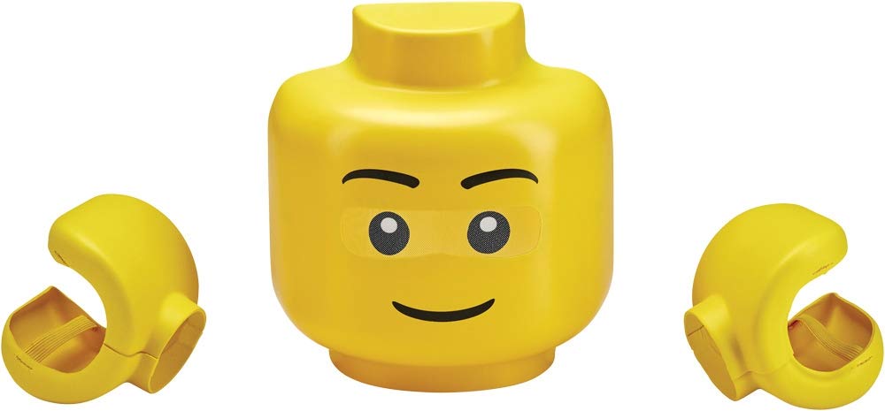 LEGO Iconic & Hands Child Costume Kit – One Size, Yellow | Officially Licensed