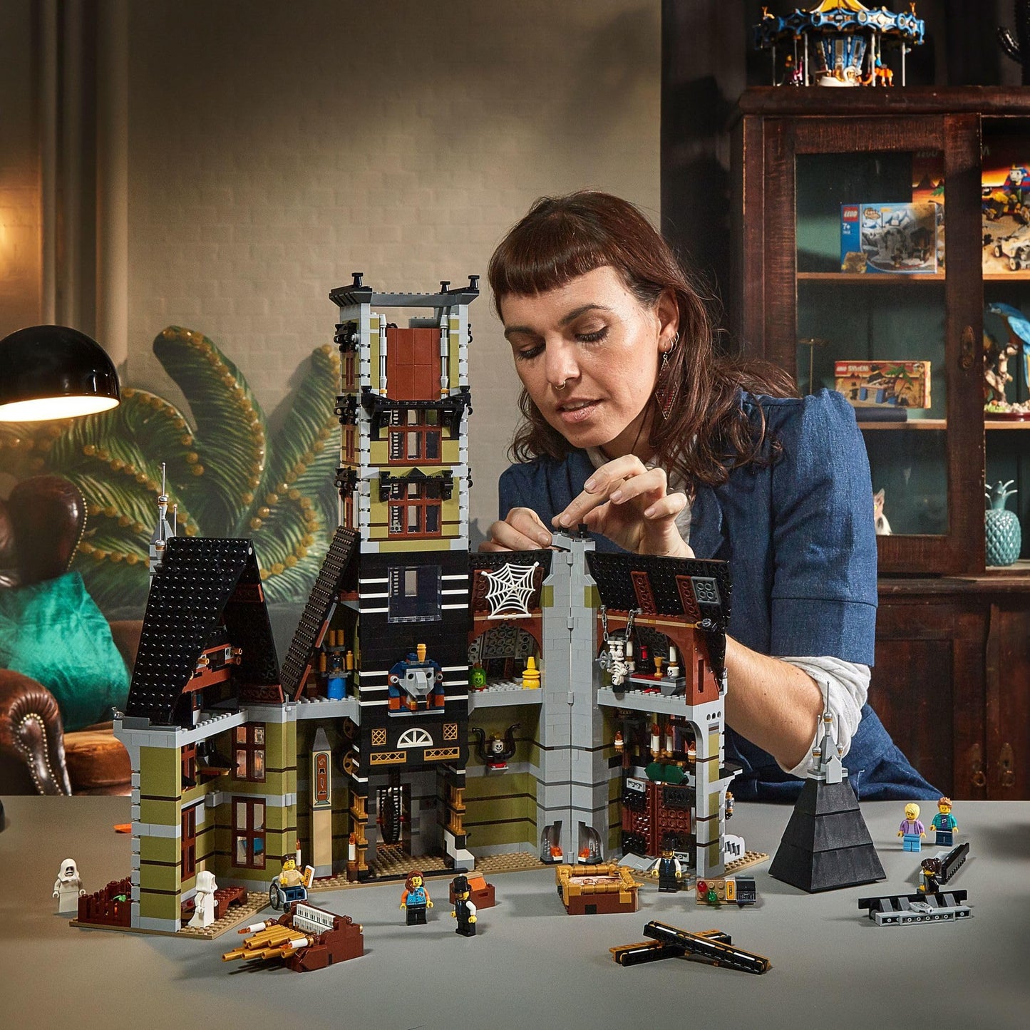 LEGO Icons Haunted House 10273 – 3,231-Piece Build for Adults & Families