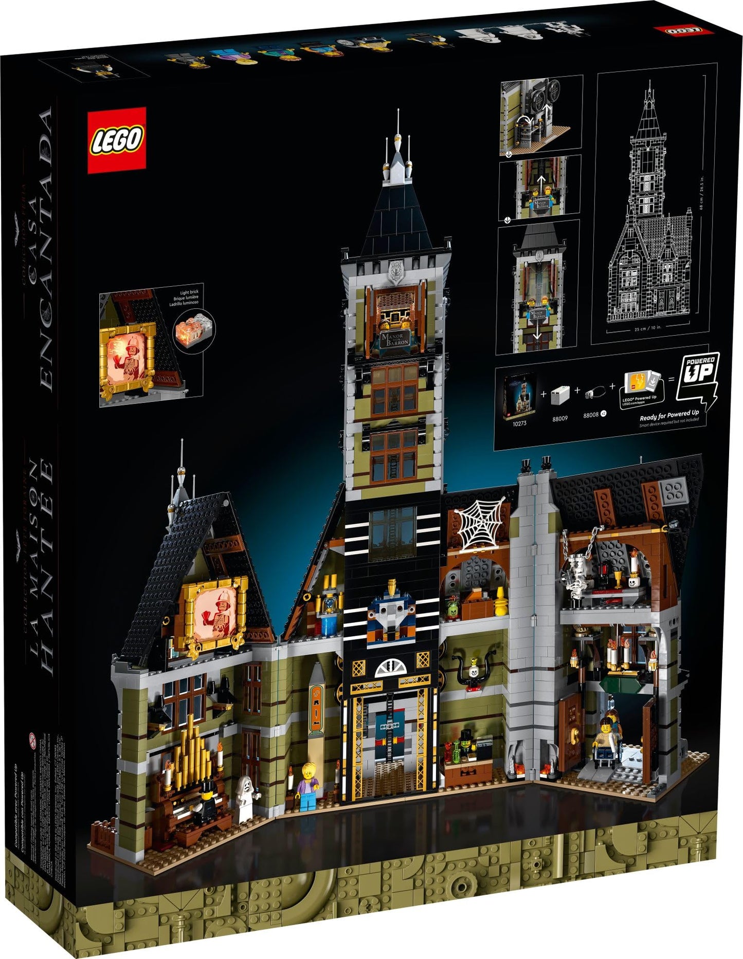 LEGO Icons Haunted House 10273 – 3,231-Piece Build for Adults & Families