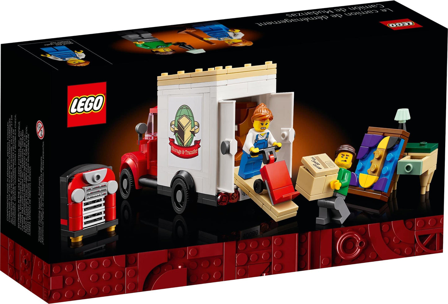 LEGO Icons Moving Truck 40586 – Buildable Mini Relocation Set for Imaginative Play