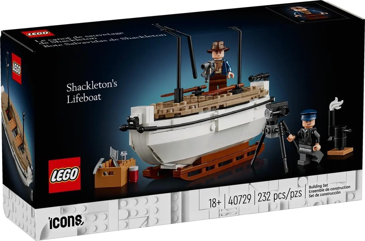 LEGO Icons Shackleton’s Lifeboat (40729) – Detailed Arctic Adventure for Adults