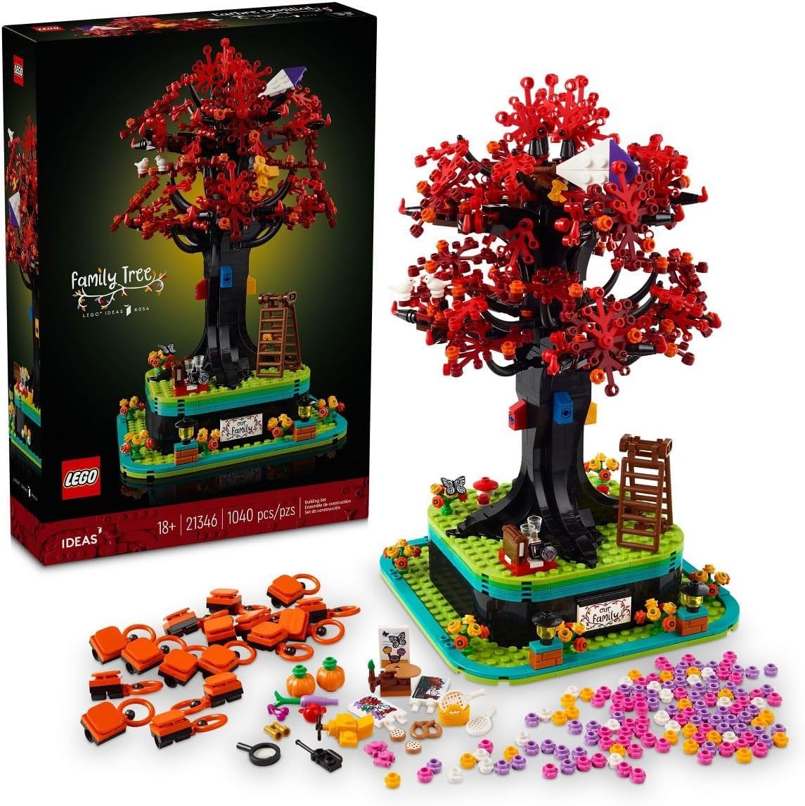 LEGO Ideas 21346 Family Tree – Customizable Brick-Built Keepsake Display