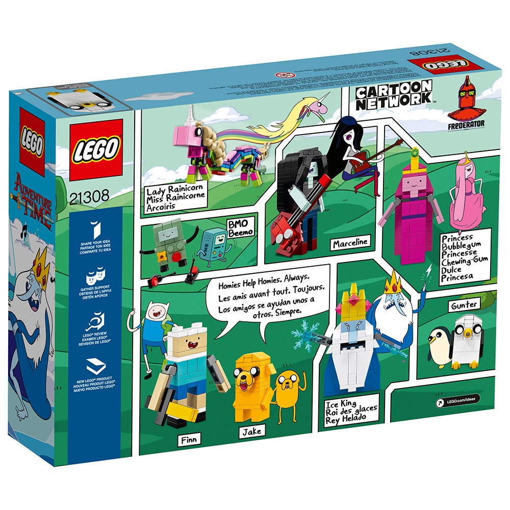 LEGO Ideas Adventure Time 21308 – Buildable Characters Set (495 Pieces)