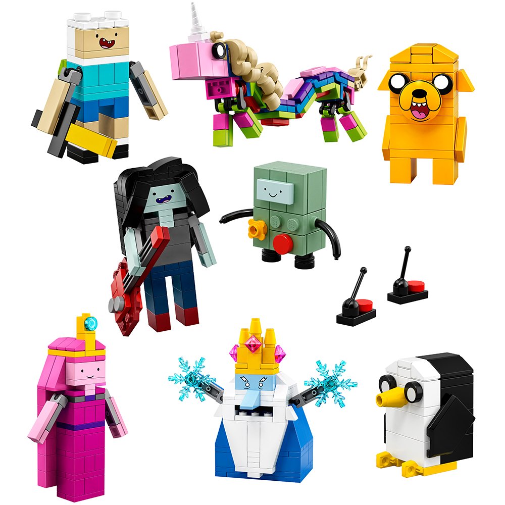LEGO Ideas Adventure Time 21308 – Buildable Characters Set (495 Pieces)