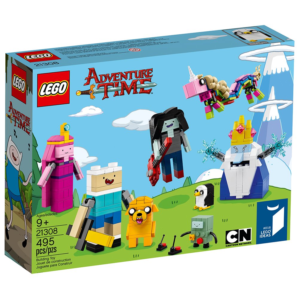 LEGO Ideas Adventure Time 21308 – Buildable Characters Set (495 Pieces)