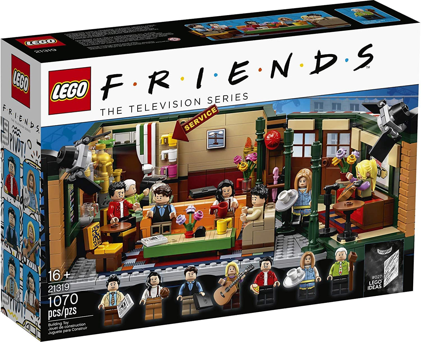 LEGO Ideas 21319 Central Perk Building Kit – 1,070 Pieces | Friends TV Show Collectible