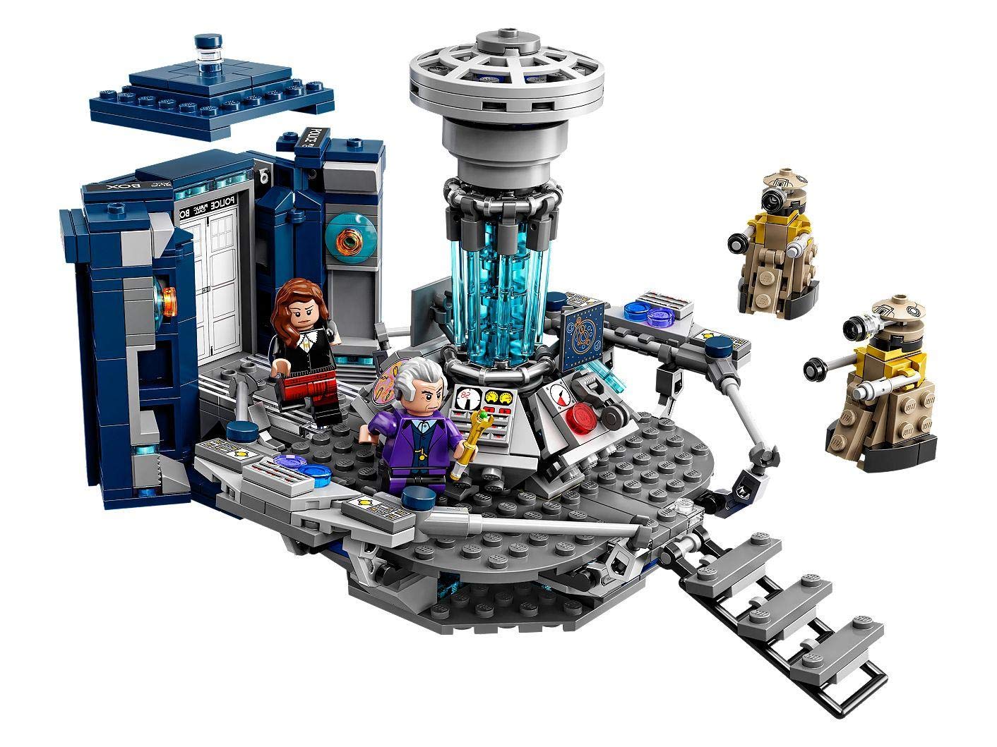 LEGO Ideas Doctor Who 21304 Building Kit – TARDIS, Daleks & Clara Oswald