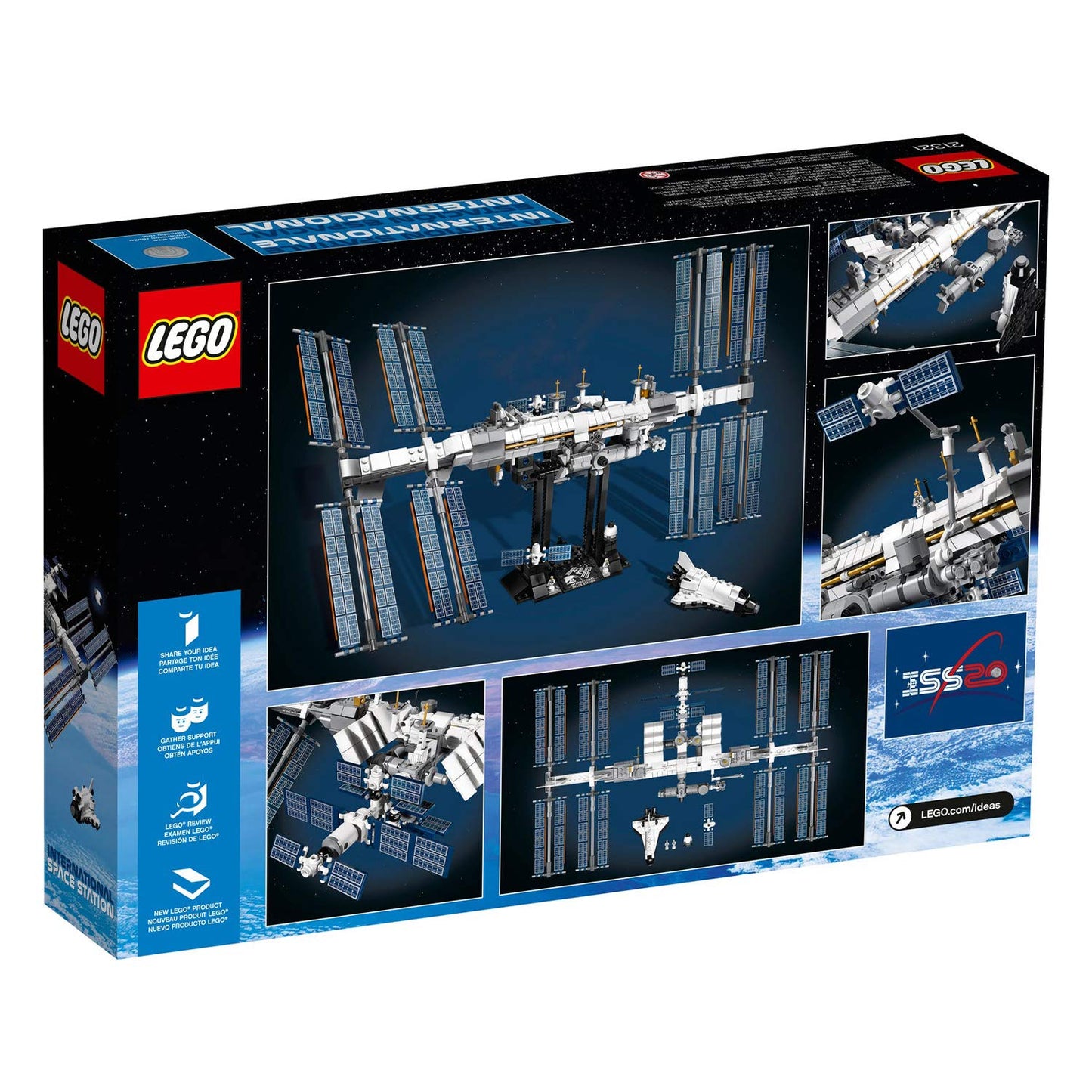 LEGO Ideas International Space Station 21321 – 864-Piece Display Model for Adults