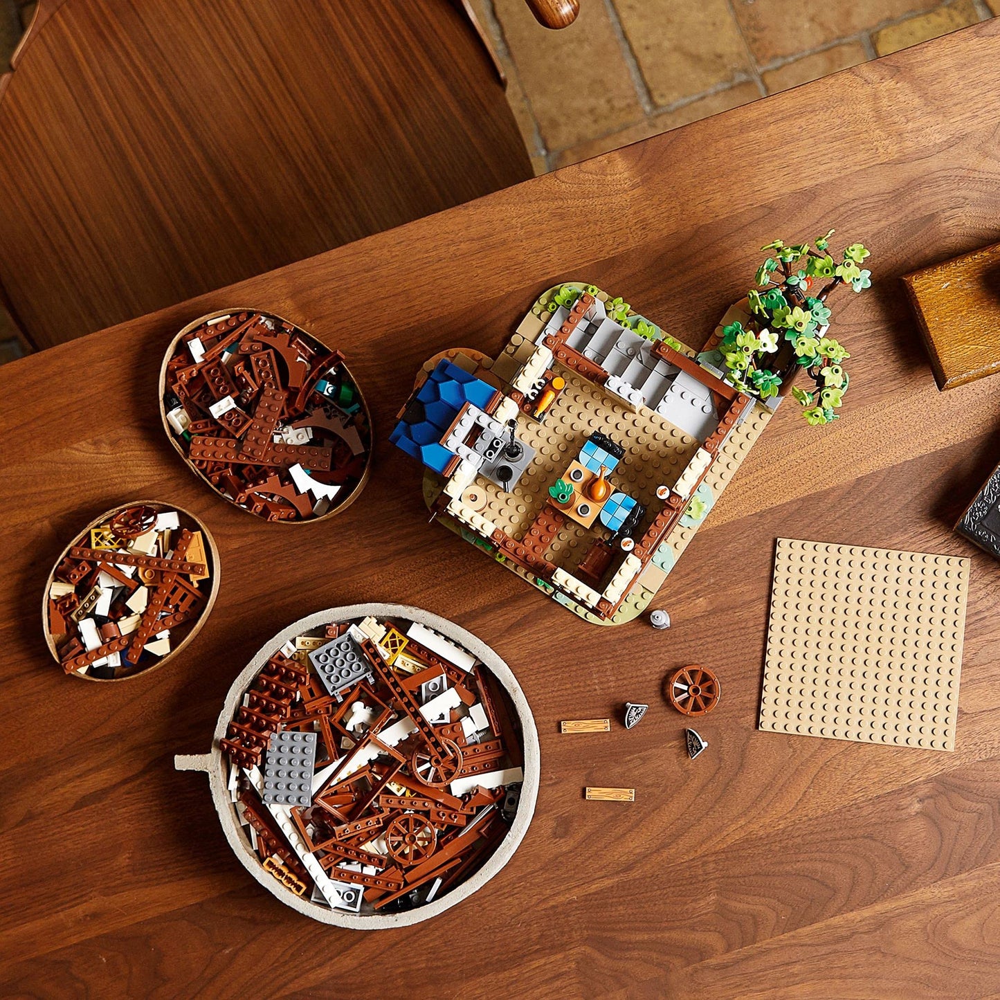 LEGO Ideas Medieval Blacksmith 21325 Building Set for Adults | Collectible 3-Level Display Model