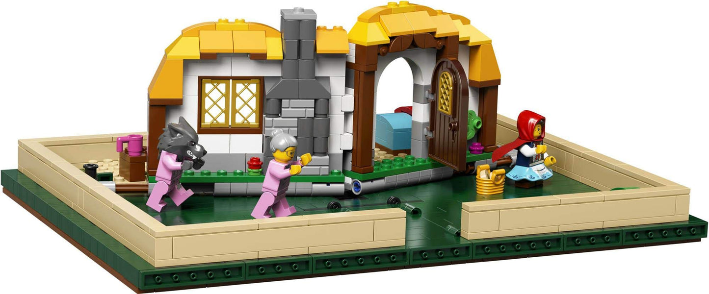 LEGO Ideas Pop-up Book 21315 – Little Red Riding Hood & Jack and the Beanstalk (859 Pieces)