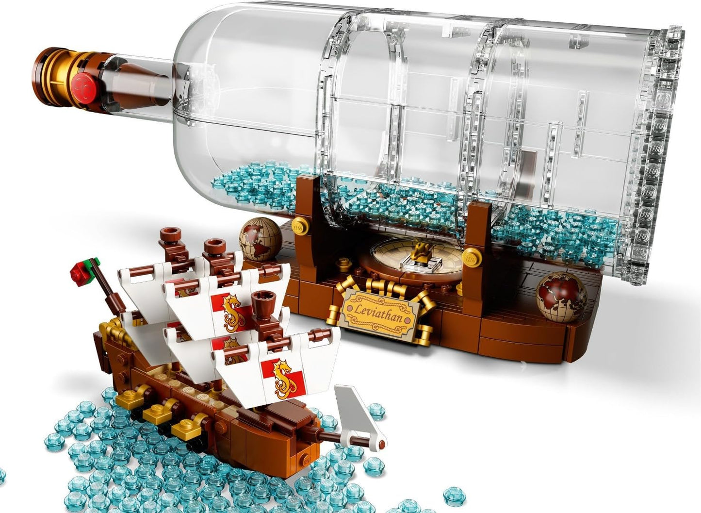 LEGO Ideas Ship in a Bottle 92177 – Buildable Ship in a Bottle by LEGO