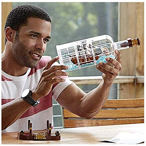 LEGO Ideas Ship in a Bottle 92177 – Buildable Ship in a Bottle by LEGO
