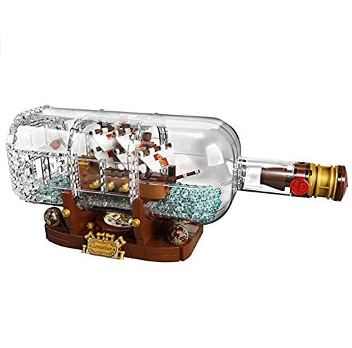 LEGO Ideas Ship in a Bottle 92177 – Buildable Ship in a Bottle by LEGO