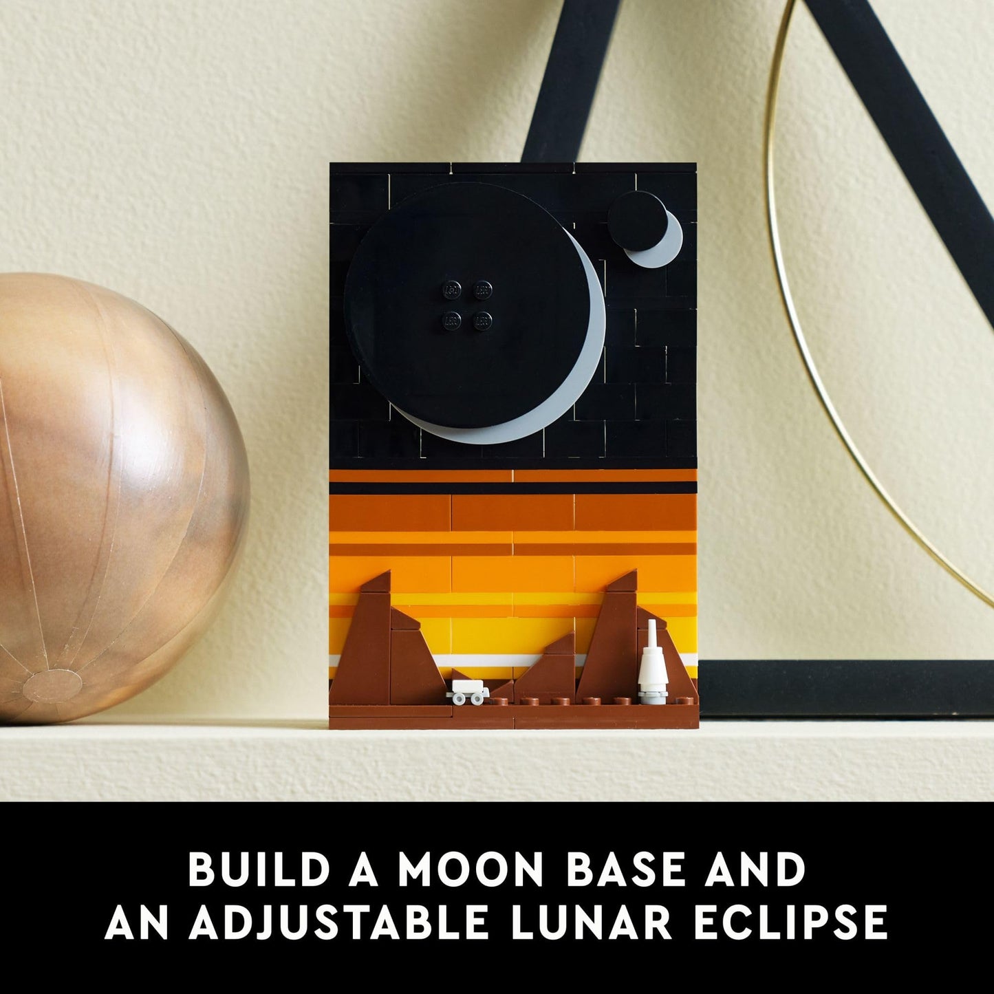 LEGO Ideas Tales of the Space Age 21340 – Space-Themed Postcard Build Kit for Adults 18+