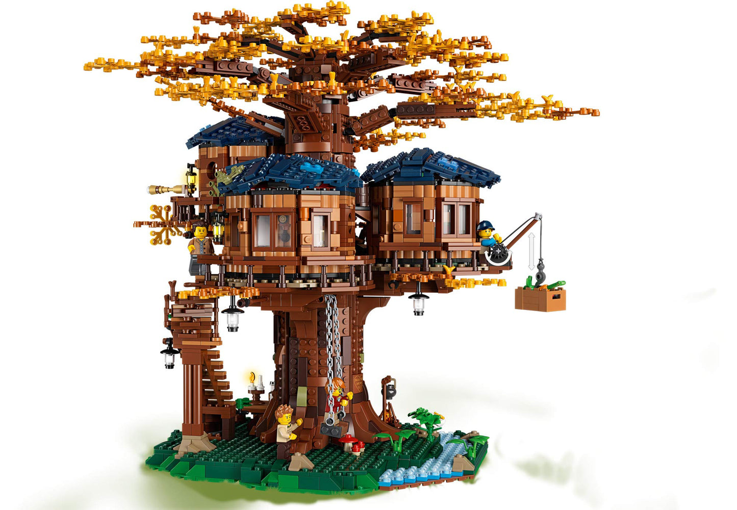 LEGO Ideas Tree House 21318 – 3036-Piece Construction Set for 16+ with Interchangeable Leaves