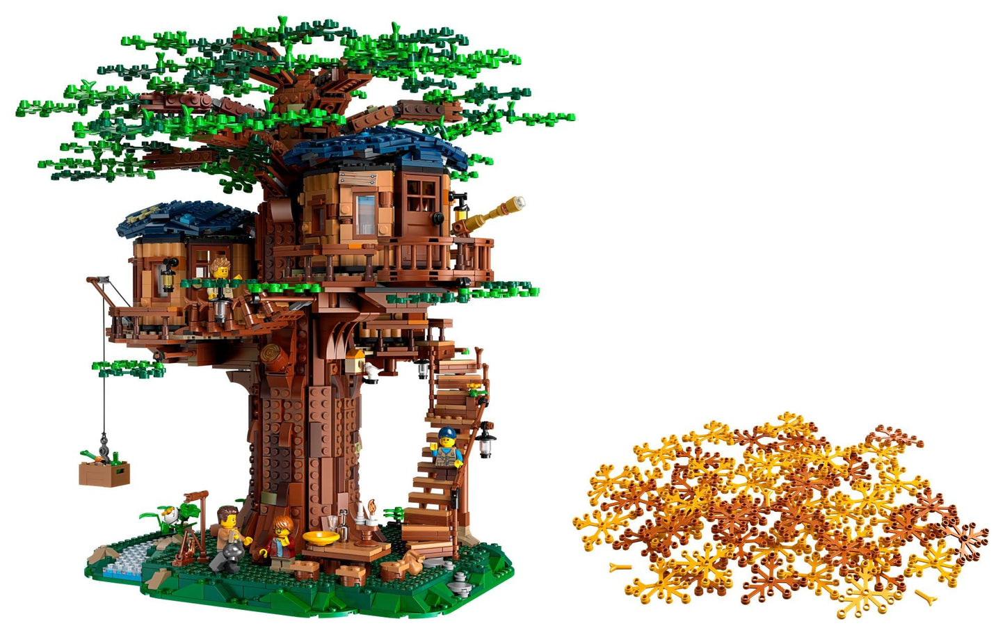 LEGO Ideas Tree House 21318 – 3036-Piece Construction Set for 16+ with Interchangeable Leaves
