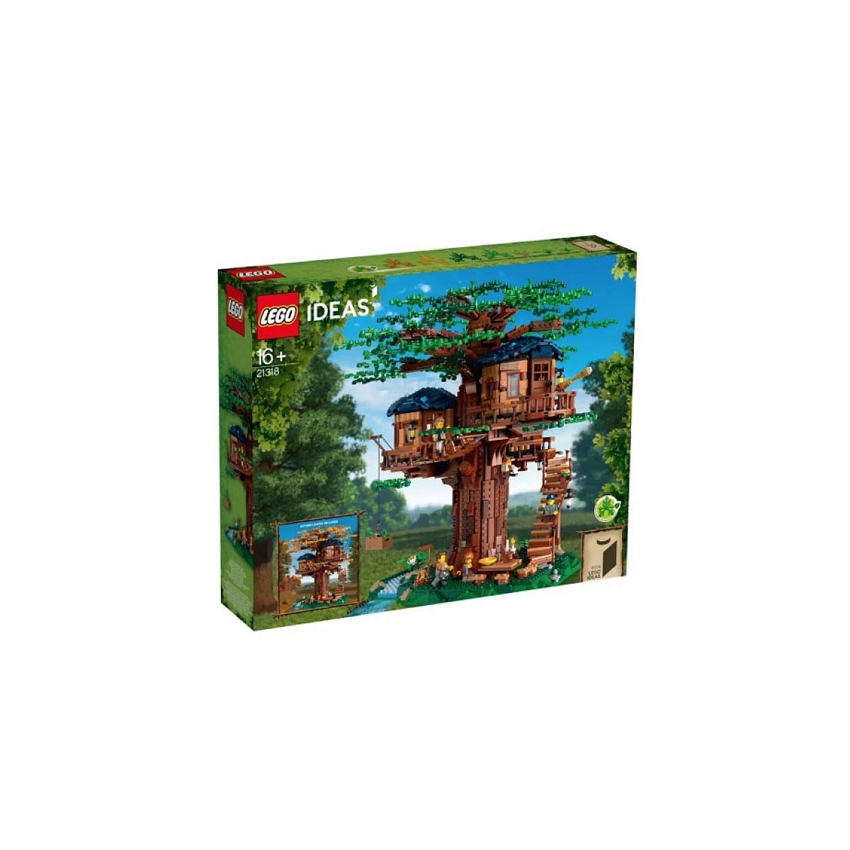 LEGO Ideas Tree House 21318 – 3-Cabin Treehouse with Interchangeable Leaves