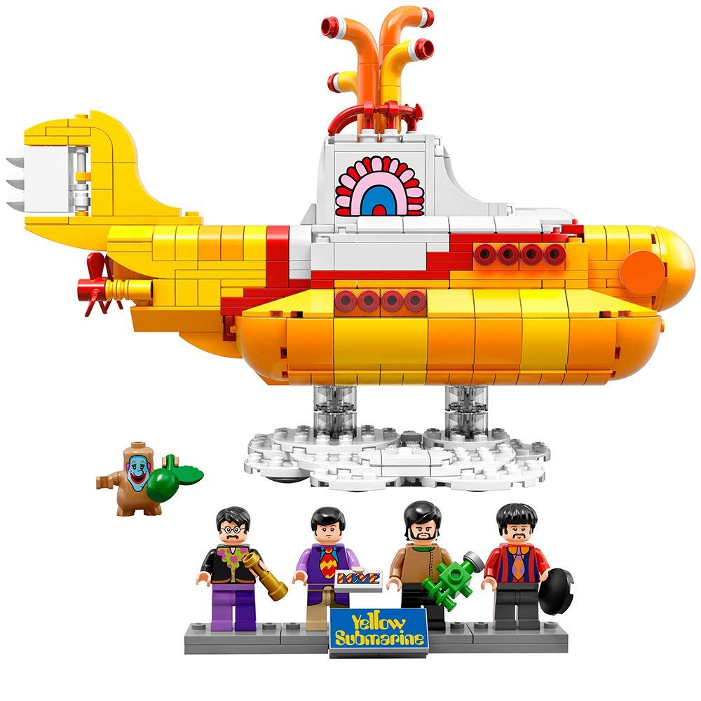 LEGO Ideas Yellow Submarine (21306) – 553-Piece Building Toy & Beatles Gift