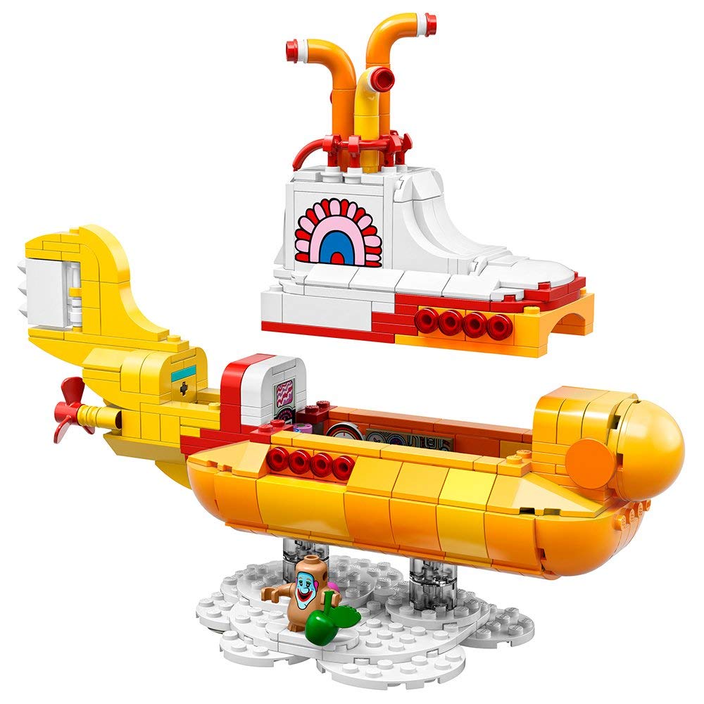 LEGO Ideas Yellow Submarine (21306) – 553-Piece Building Toy & Beatles Gift