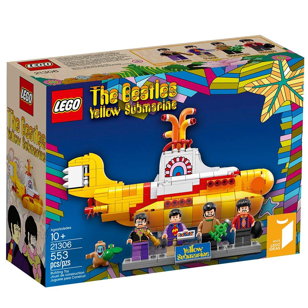 LEGO Ideas Yellow Submarine (21306) – 553-Piece Building Toy & Beatles Gift