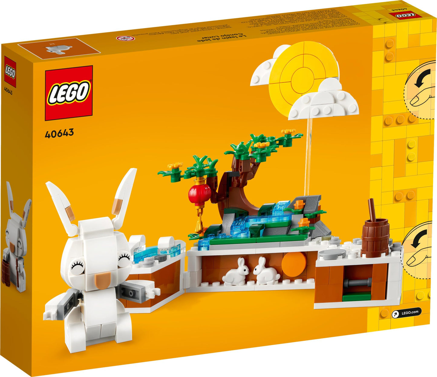 LEGO Jade Rabbit 40643 – Mid-Autumn Festival Building Set with Moon Cake Surprise | 288 Pieces