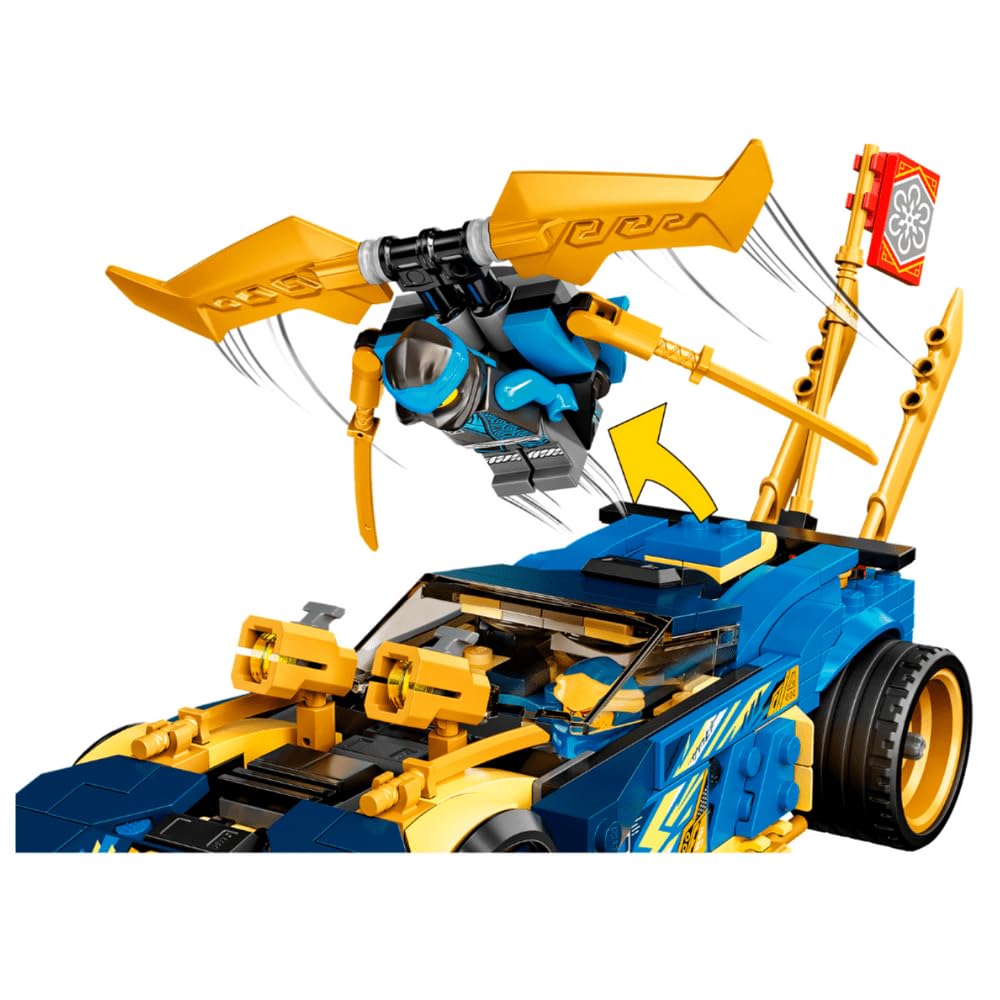 LEGO Ninjago Jay and NYA’s Race Car EVO 71776 – 536-Piece Building Kit