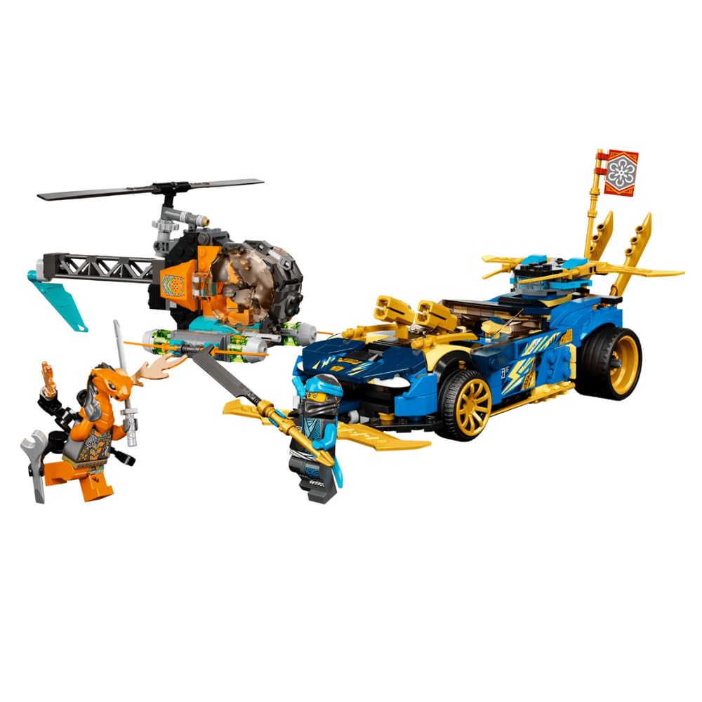 LEGO Ninjago Jay and NYA’s Race Car EVO 71776 – 536-Piece Building Kit