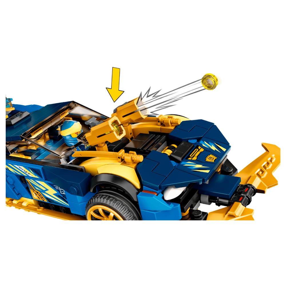 LEGO Ninjago Jay and NYA’s Race Car EVO 71776 – 536-Piece Building Kit