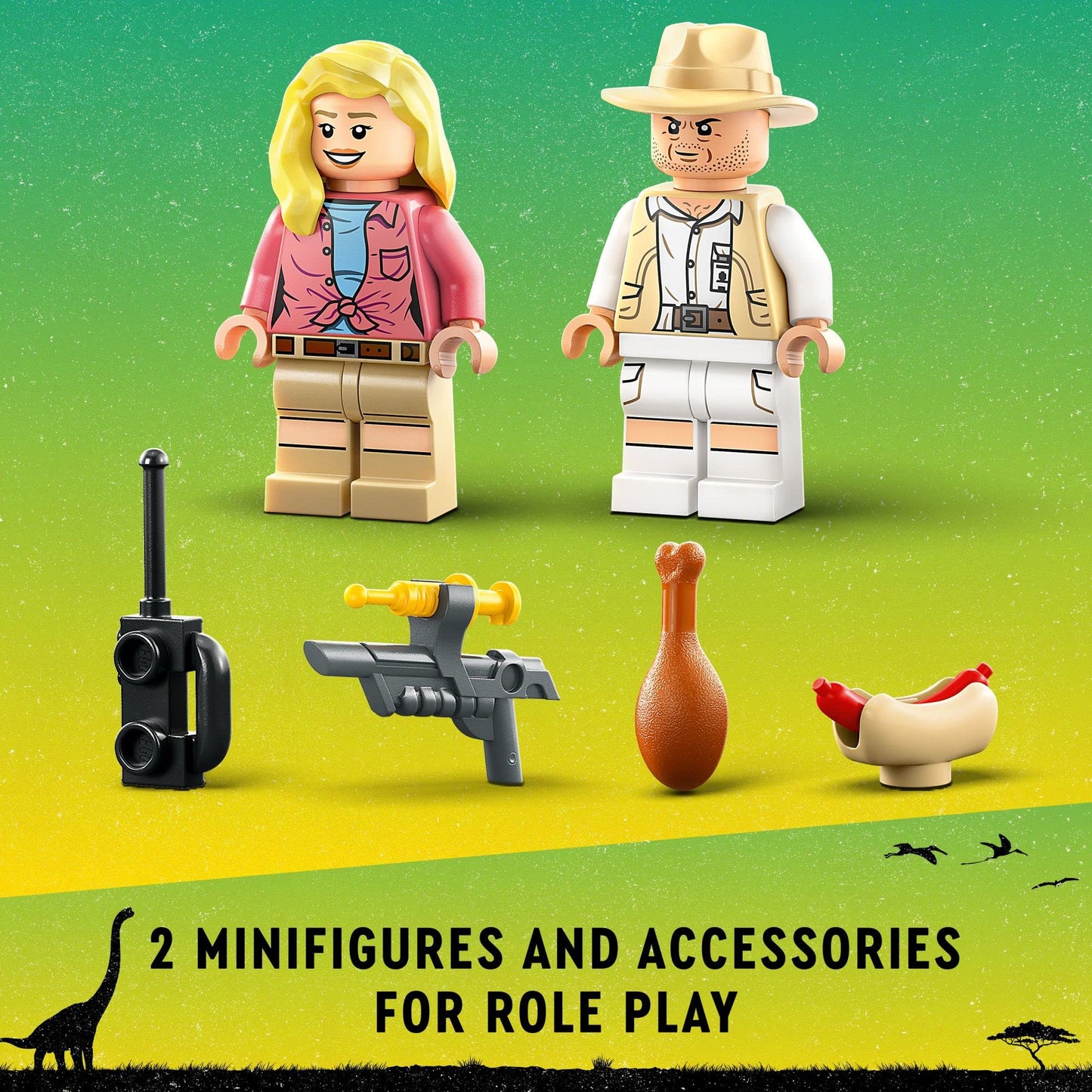 LEGO Jurassic Park Velociraptor Escape 76957 – Buildable Dinosaur Pen & Off-Roader (Ages 4+)