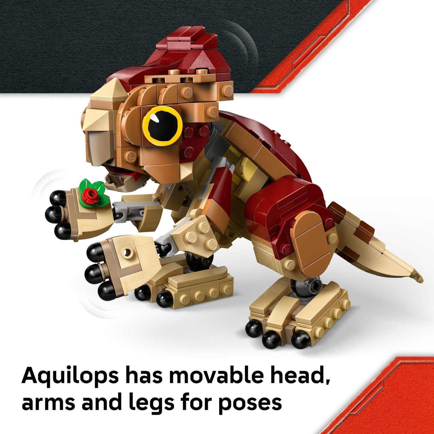 LEGO Jurassic World Baby Dinosaur Dolores: Aquilops (76970) – Educational Pretend-Play Toy for Kids 7+