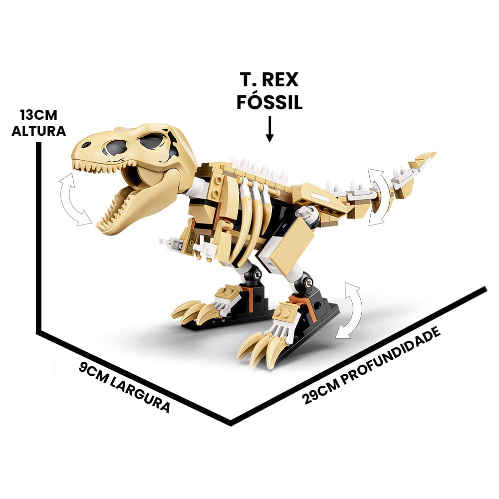 LEGO Jurassic World T. rex Dinosaur Fossil Exhibition 76940 Building Kit | 198 Pieces | New 2021