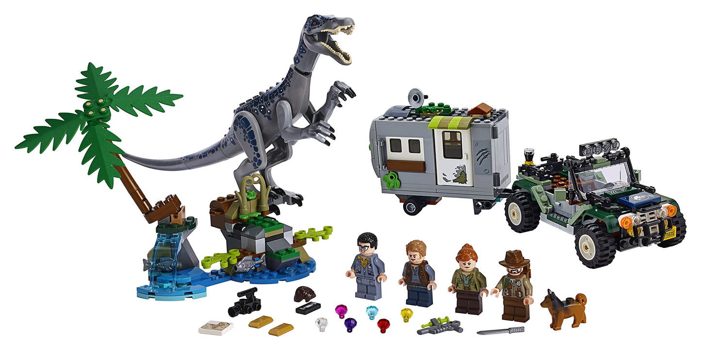 LEGO Jurassic World Baryonyx Face-Off: The Treasure Hunt 75935 – 434 Pieces