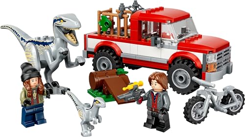 LEGO Jurassic World Blue & Beta Velociraptor Capture – 181 Pieces for Kids 6+