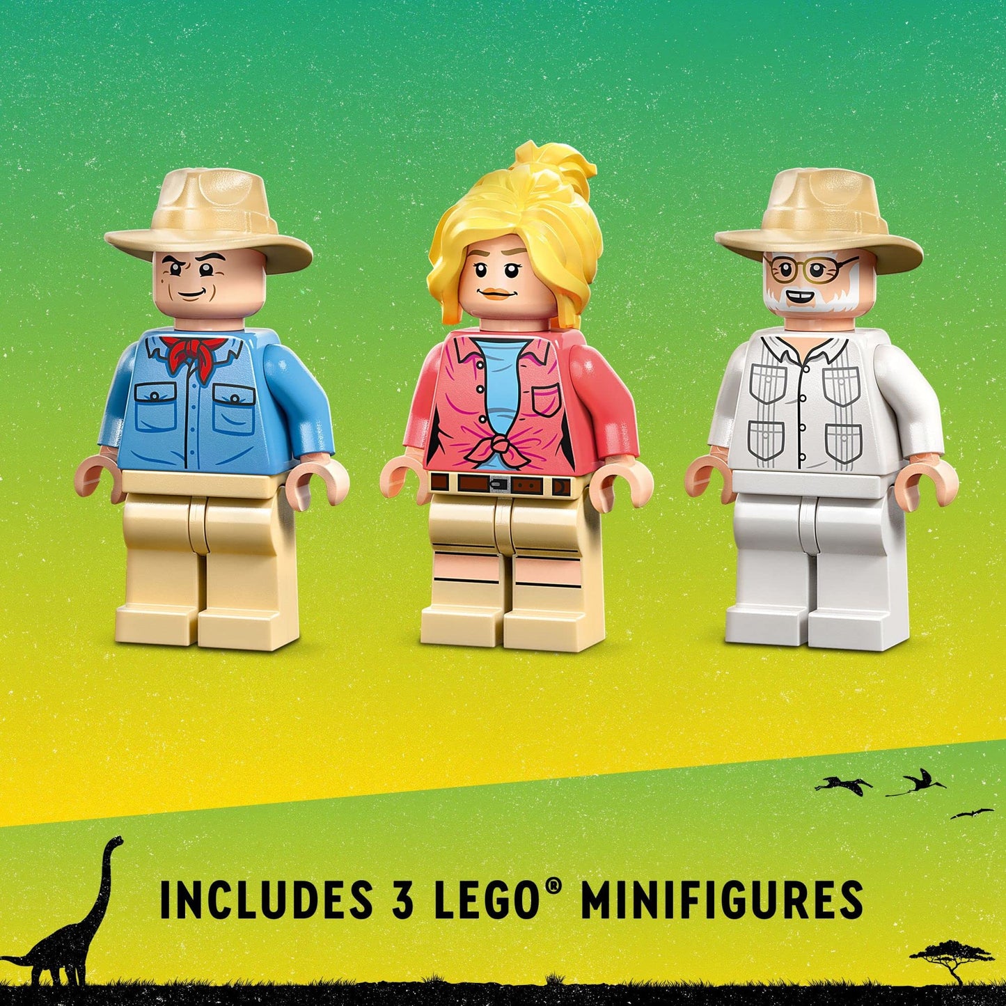 LEGO Jurassic World Brachiosaurus Discovery 76960 – 30th Anniversary Dinosaur Toy & Jeep Wrangler
