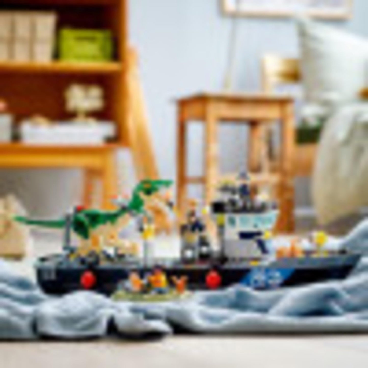 LEGO Jurassic World Baryonyx Boat Escape 76942 Building Kit – 308 Pieces
