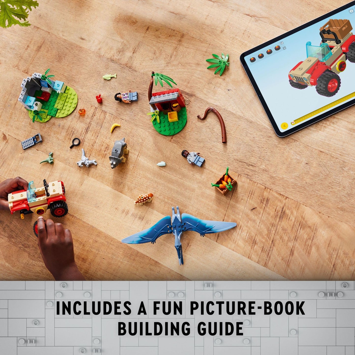 LEGO Jurassic World Raptor and Titanosaurus Tracking Mission – 76963 | Building & Pretend Play Toy for Ages 7+