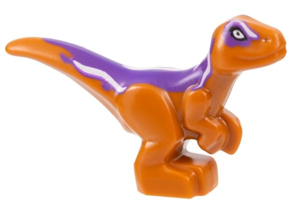 LEGO Jurassic World: Create a Raptor Laboratory with Baby Raptor – Authentic Minifig & Lab Scene