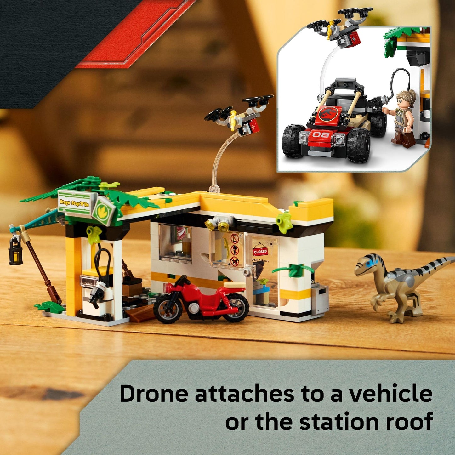LEGO Jurassic World Raptor & Titanosaurus Tracking Mission 76973 – Build & Learn Dino Toy