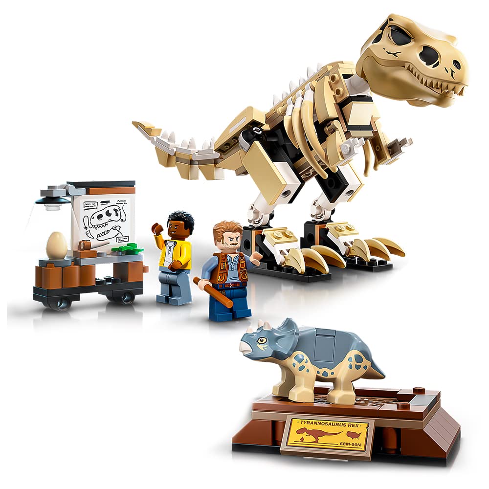 LEGO Jurassic World T. rex Dinosaur Fossil Exhibition 76940 Building Kit | 198 Pieces | New 2021