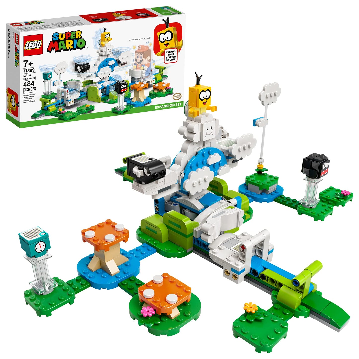 LEGO Super Mario Lakitu Sky World Expansion Set 71389 | 484 Pieces